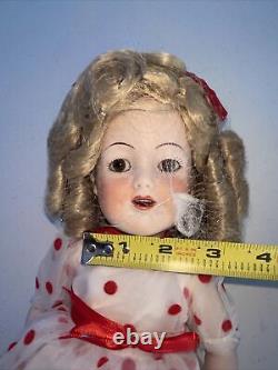 1980's Vintage Doll Shirley Temple 15 Signed