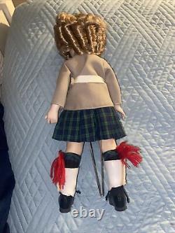 1983 ideal Wee Willie Winkie Scottish Shirley Temple Doll