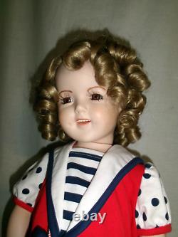 1990 Doris Carol Shirley Temple Porcelain Doll 24