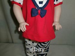 1990 Doris Carol Shirley Temple Porcelain Doll 24