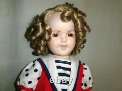 1990 Doris Carol Shirley Temple Porcelain Doll 24