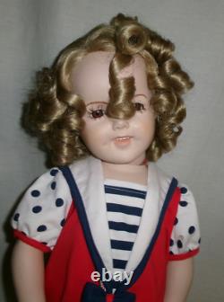 1990 Doris Carol Shirley Temple Porcelain Doll 24