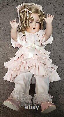 1994 Shirley Temple Character Doll By Teena Halbrig 24 All Porcelain
