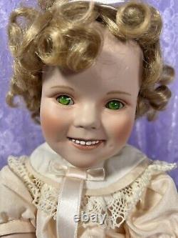 1996 Shirley Temple Toddler Doll LITTLE MISS SHIRLEY Danbury withGreen UraniumEyes