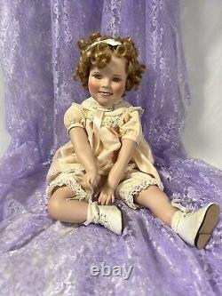 1996 Shirley Temple Toddler Doll LITTLE MISS SHIRLEY Danbury withGreen UraniumEyes