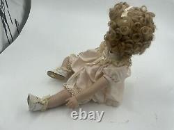 1996 Shirley Temple Toddler Doll LITTLE MISS SHIRLEY Danbury withGreen UraniumEyes