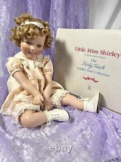 1996 Shirley Temple Toddler Doll LITTLE MISS SHIRLEY Danbury withGreen UraniumEyes