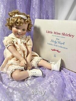 1996 Shirley Temple Toddler Doll LITTLE MISS SHIRLEY Danbury withGreen UraniumEyes