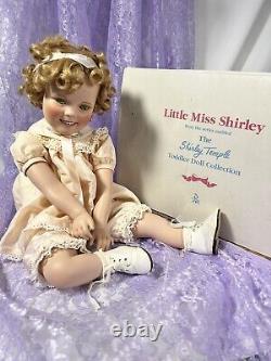 1996 Shirley Temple Toddler Doll LITTLE MISS SHIRLEY Danbury withGreen UraniumEyes