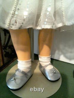 20 Composition Ideal Shirley Temple Doll in Little Miss Broadway Princess Dress