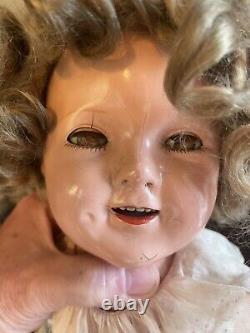 22 Shirley Temple 1930's All Original Composition Doll Free Shipping