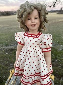 24 Shirley Temple Porcelain Doll By Rupert 1995 MMT Doll Artworks Blonde #O