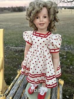 24 Shirley Temple Porcelain Doll By Rupert 1995 MMT Doll Artworks Blonde #O