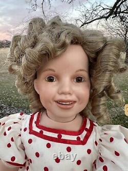 24 Shirley Temple Porcelain Doll By Rupert 1995 MMT Doll Artworks Blonde #O