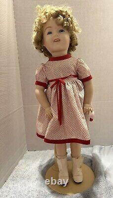 24 Shirley Temple Porcelain Doll. Good Condition