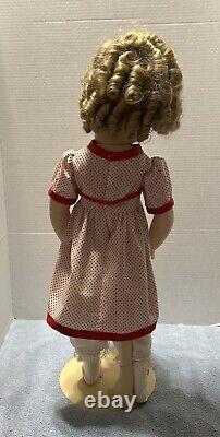 24 Shirley Temple Porcelain Doll. Good Condition