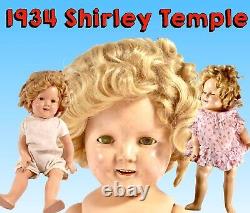 25% PRICE DROP1934 Ideal Shirley Temple Doll, 18 Composition, Clothing & Shoes