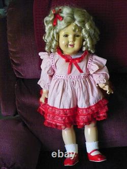 26 Composition SHIRLEY TEMPLE RARE BIG DOLL