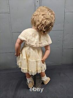 27 Vintage Ideal Shirley Temple Doll Composition Flirty Eye 1930s
