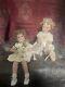 2 Vintage Danbury Shirley Temple Dolls Porcelain Mint