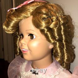 34 Shirley Temple Playpal Doll Original Party Dress Danbury Mint Lovee Toy Co