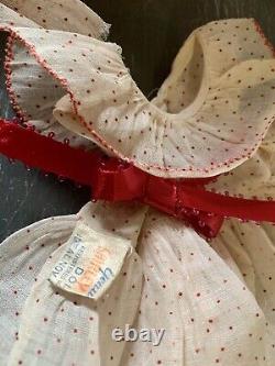 ANTIQUE Ideal 15 SHIRLEY TEMPLE Composition DOLL withOriginal Tagged Outfit