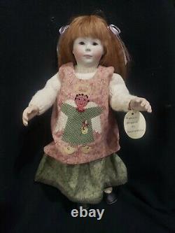 Adorable Doll Artist Lynn & Michael Roche Bisque & Wood Medium Hannah Doll 17