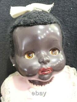 Adorable Vintage 20 Black Flirty Eyed Pedigree Doll All Original