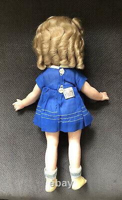All Original 1930s Shirley Temple 13 Composition Doll WithPin