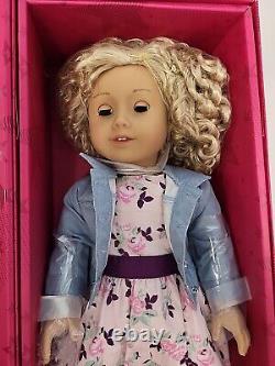 American Girl Create Your Own 18 Doll Blonde Hair Blue Eyes Shirley Temple look