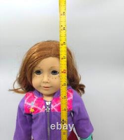 American Girl Create Your Own 18 Doll Freckles Ginger Hair Wavy Blue Eyes Elle