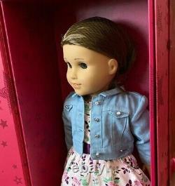 American Girl Create Your Own 18 Doll Med Light Skin Short Brown Hair Blue Eyes