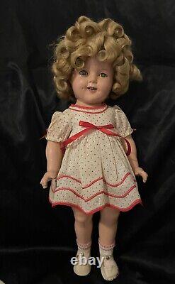 Antique 18 Shirley Temple Doll 1930's All Original Dress & Clothes