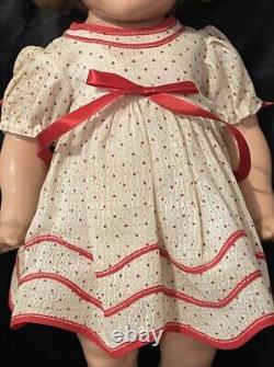 Antique 18 Shirley Temple Doll 1930's All Original Dress & Clothes