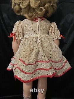 Antique 18 Shirley Temple Doll 1930's All Original Dress & Clothes