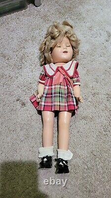 Antique 1930's 1940's Composite Ideal Shirley Temple Doll 15