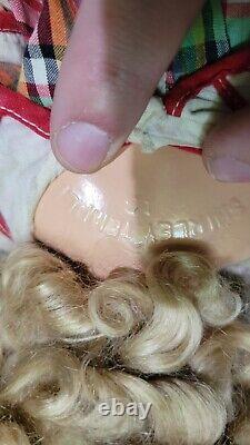 Antique 1930's 1940's Composite Ideal Shirley Temple Doll 15