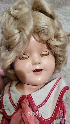 Antique 1930's 1940's Composite Ideal Shirley Temple Doll 15