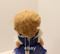 Antique 1930`s Doll Made To Compete With Ideals Shirley Temple Dolls With Stand