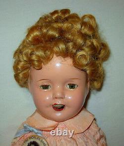 Antique All Original 13 Shirley Temple Doll, by Ideal Toy Co, circa 1930's