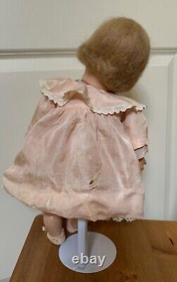 Antique Composition Doll 1930'. 18 inch