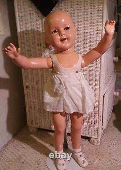 Antique Composition Ideal Shirley Temple Doll 27 Flirty Eyes
