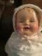 Antique Composition Shirley Temple Baby Doll In Dress 1930's Bonnet