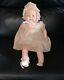 Antique Composition Shirley Temple Baby Doll In Tagged Dress 1930's Bonnet