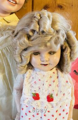 Antique Composition Shirley Temple Doll