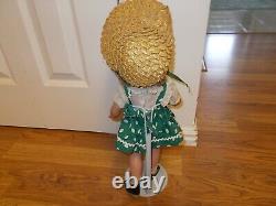 Antique Composition Unmarked Shirley Temple Doll Marked USA 16