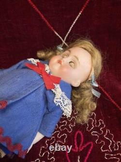 Antique Doll 1930s Shirley Temple circa 1890s Mignonette Bisque Doll Japan 33