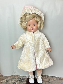Antique IDEAL 20 SHIRLEY TEMPLE Composition Doll- Cleaned/Restored