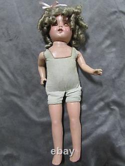 Antique Reliable Shirley Temple Composition & Soft Body Moving Eyes Canadian