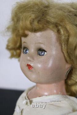 Antique Shirley Temple Composition Sleepy Eyes Articulating Baby Doll 20